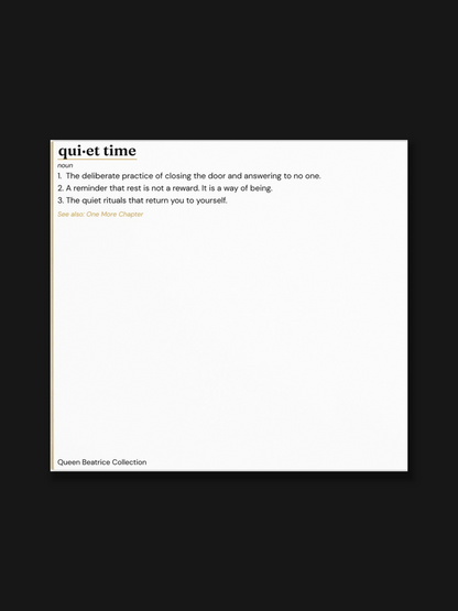 Quiet Time Notepad