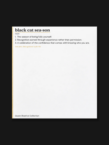 Black Cat Season Notepad