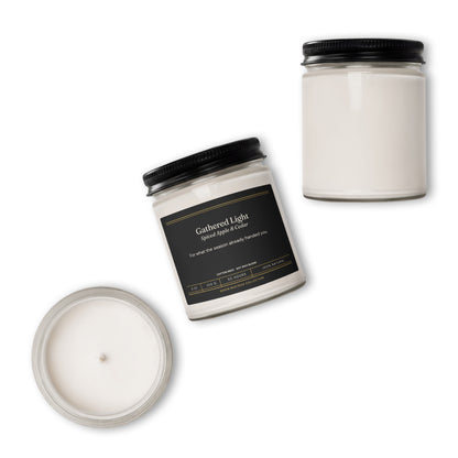 Gathered Light — Spiced Apple & Cedar Soy Candle